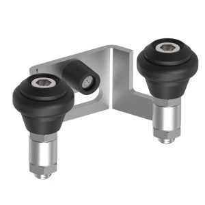 Felső fogadókonzol (2 görgő+ütköző) 60 mm-es